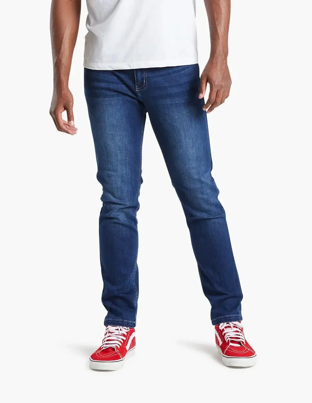 Mugsy Indigo Medium Wash Blue Denim Kinzies Classic Fit Jeans Men's Size 36x30